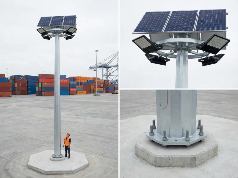 Solar High Mast Light