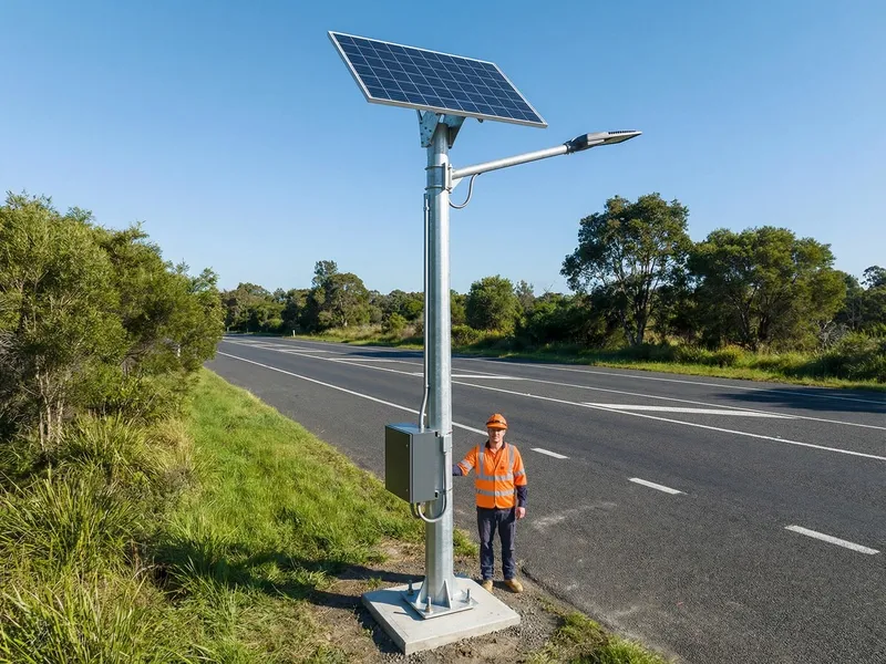 Split Solar Street Light